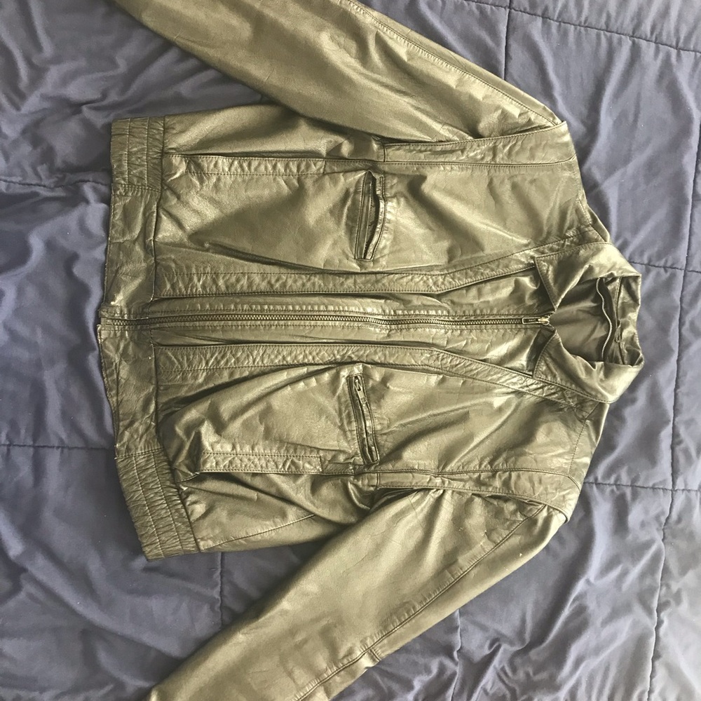 Leather jacket